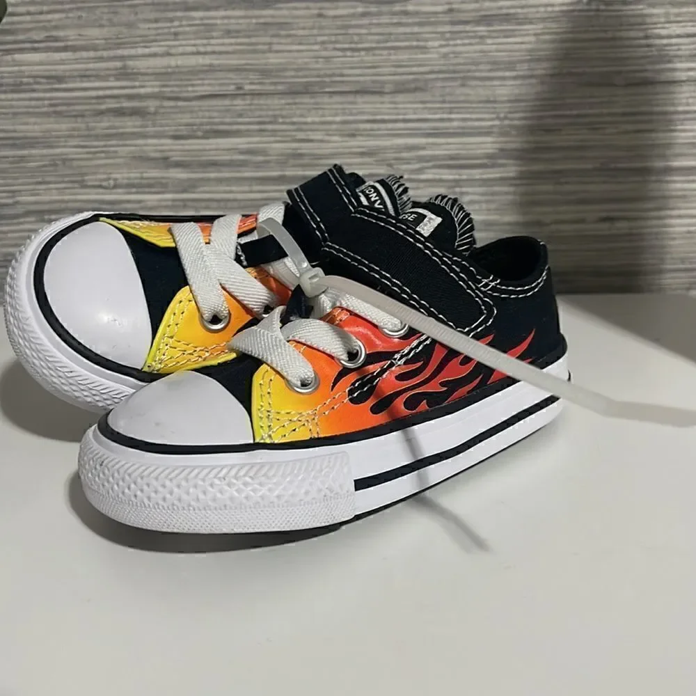 Converse | Chuck Taylor All Star 1V Lo Flames Toddler Shoes
